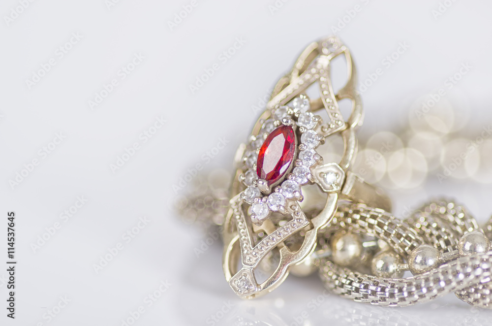 Gold jewelry. Gold jewelry.