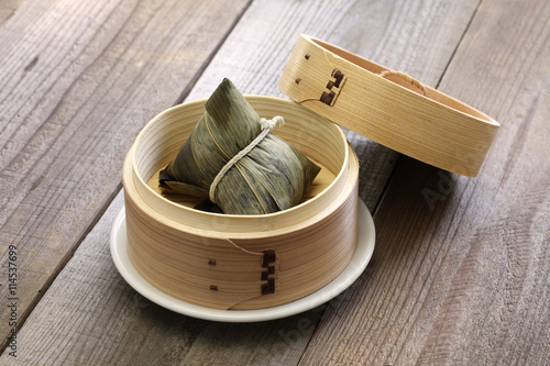 zongzi, chinese rice dumpling, dragon boat festival food photo