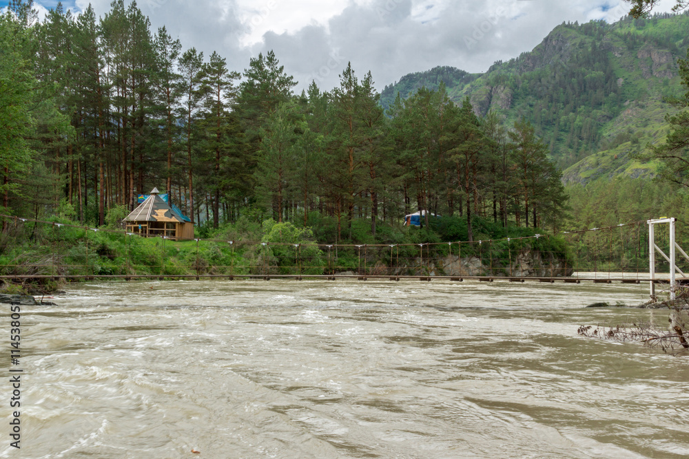 Altai Mountain River Altai Mountain River