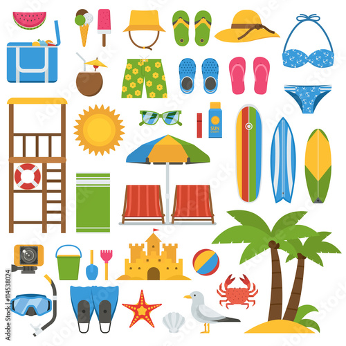 Summer Beach Item Set