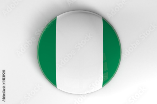 Nigeria flag button badge Free Download Nigeria flag button badge - GFXLoad