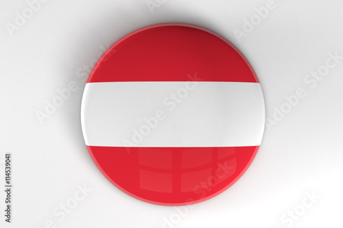 Austria flag button badge