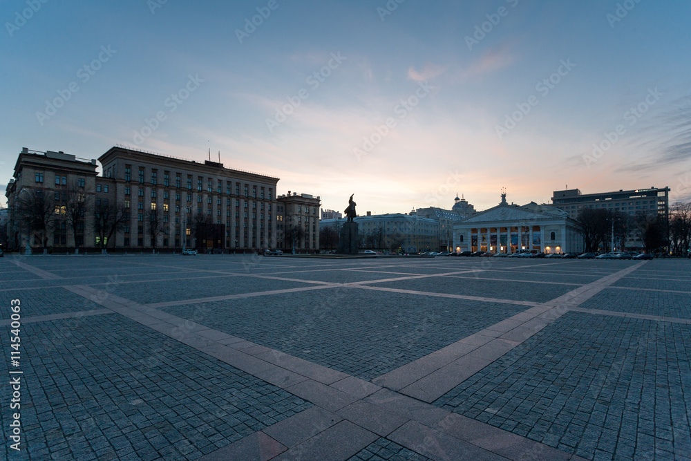 Obraz premium Lenin Square. Voronezh