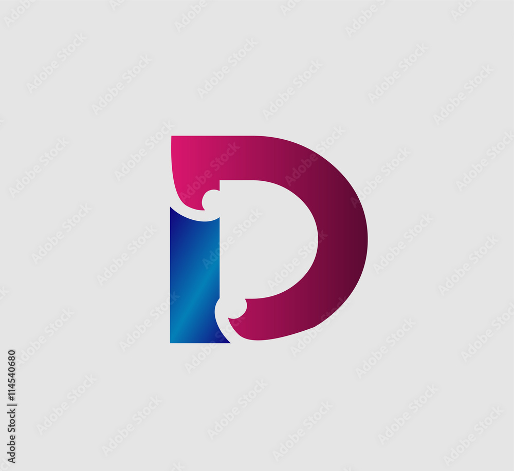 Letter D logo icon design template elements
Letter D logo icon design template elements