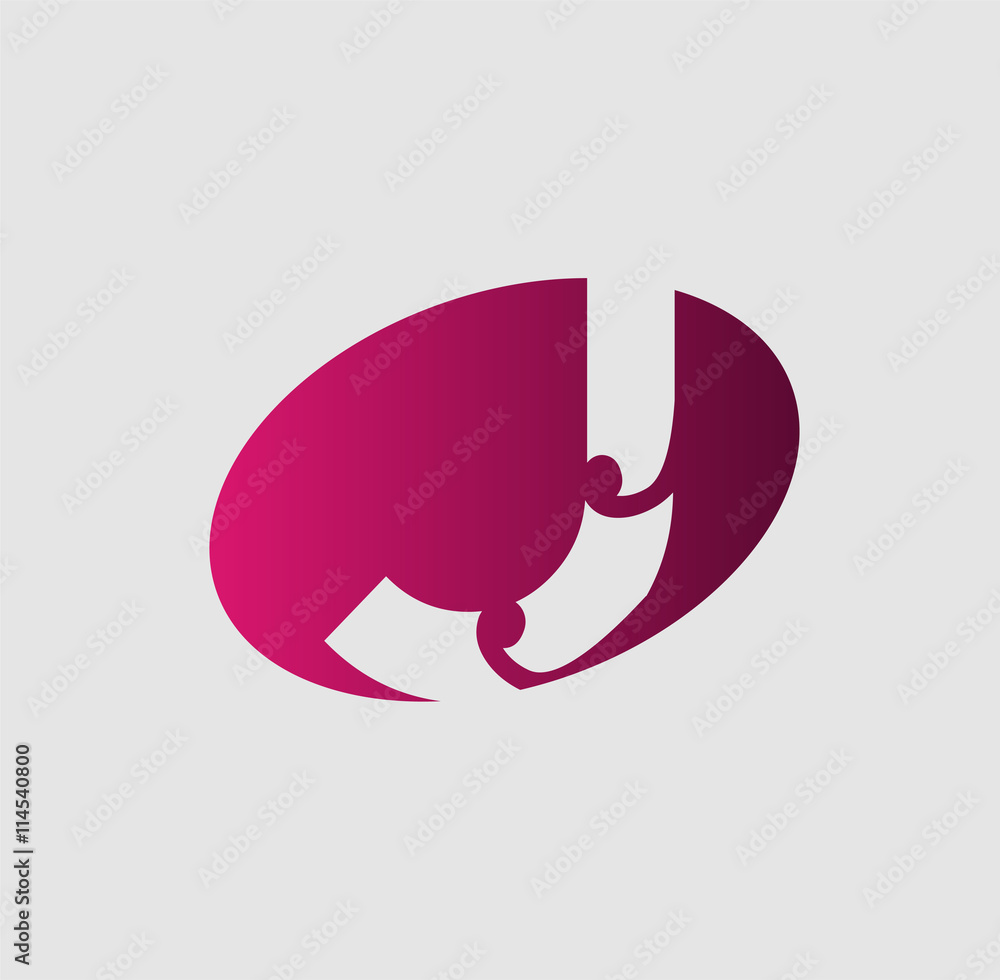 Fototapeta premium Unusual Letters J 