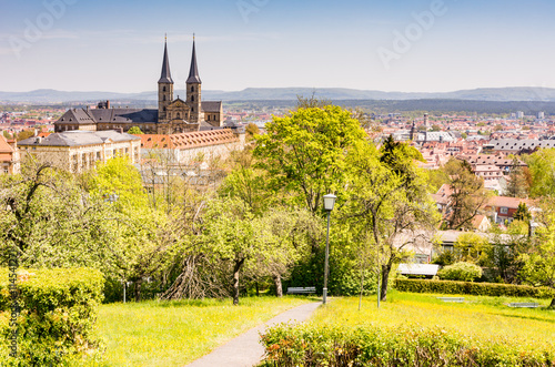 View over Bamberg and Michaelsberg Abbey