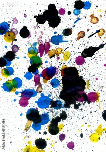 Colorful Paint Drips