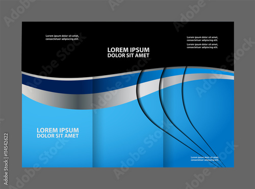 tri fold business brochure template
