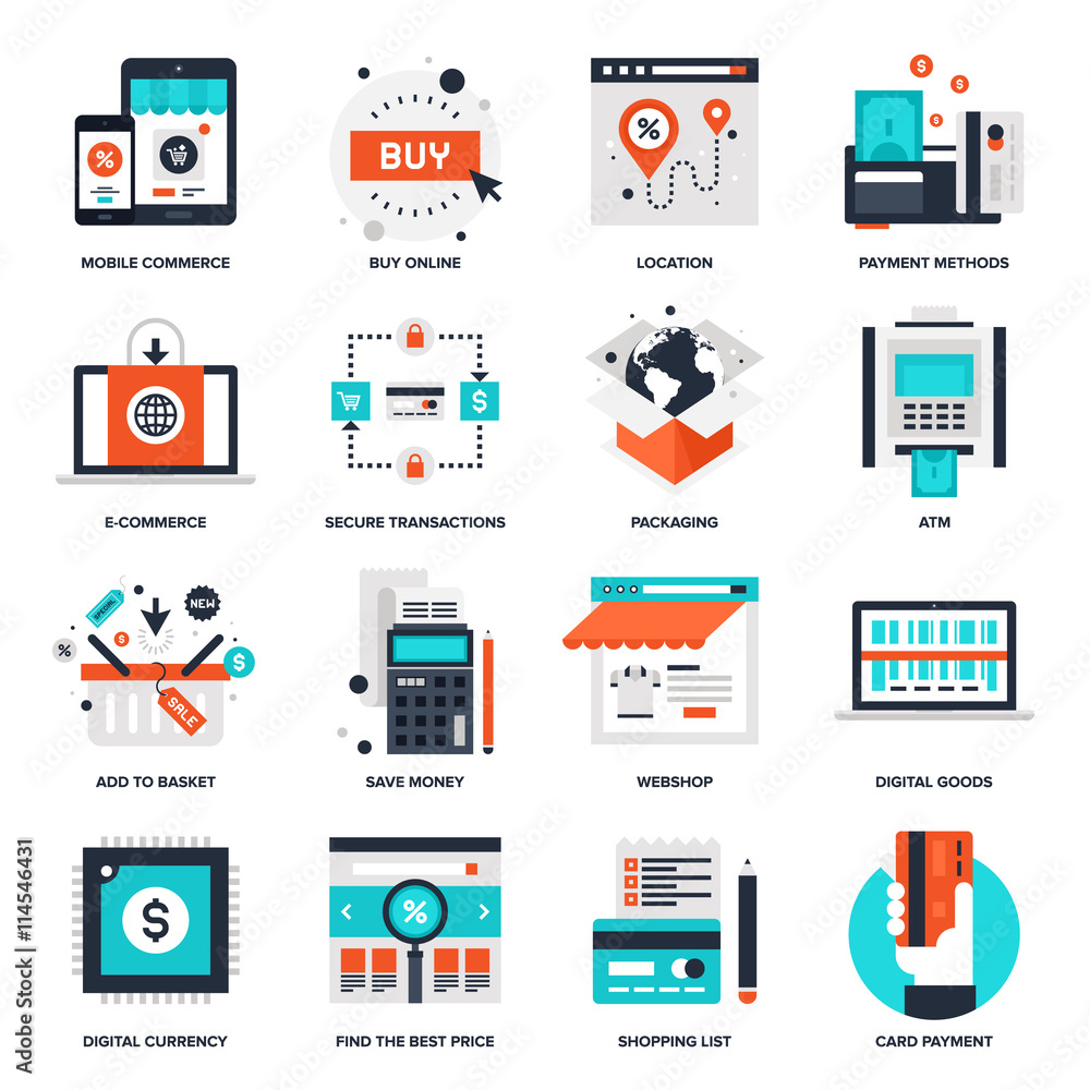 Digital Commerce Icons Digital Commerce Icons