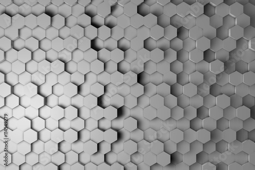 Fototapeta Naklejka Na Ścianę i Meble -  hexagonal background design