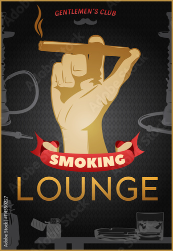 Smoking Dark Poster 