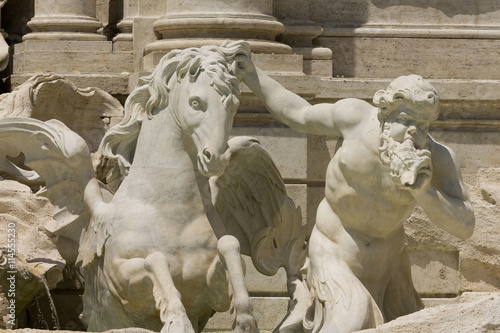  fontana di trevi- cavallo2-Exposure photo