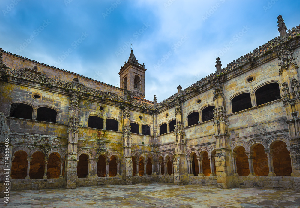 Monastery of Santo Estevo de Ribas de Sil in Galicia, Spain