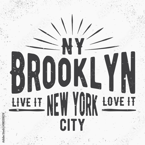 Brooklyn vintage stamp