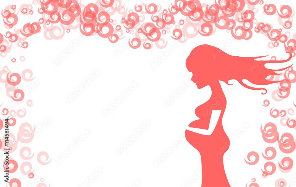 pregnancy card girl