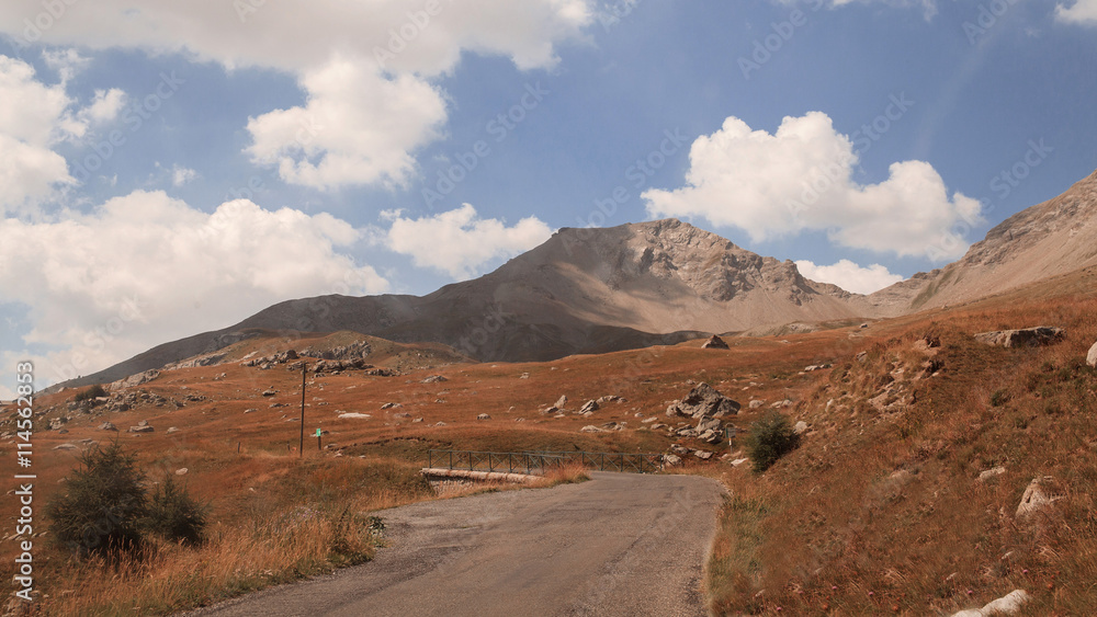 Mercantour National Park landscape, France Mercantour National Park landscape, France
