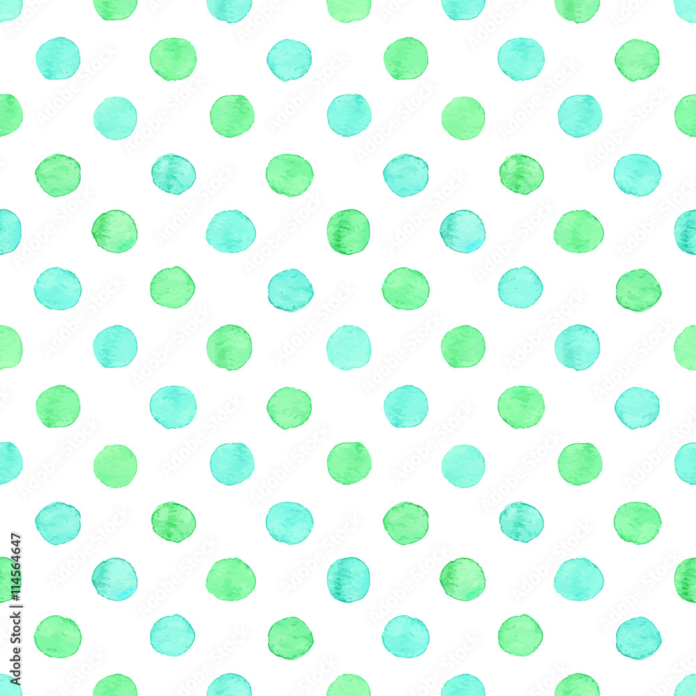Seamless watercolor dots pattern Seamless watercolor dots pattern