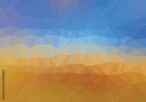 Vector triangular background low poly gradient