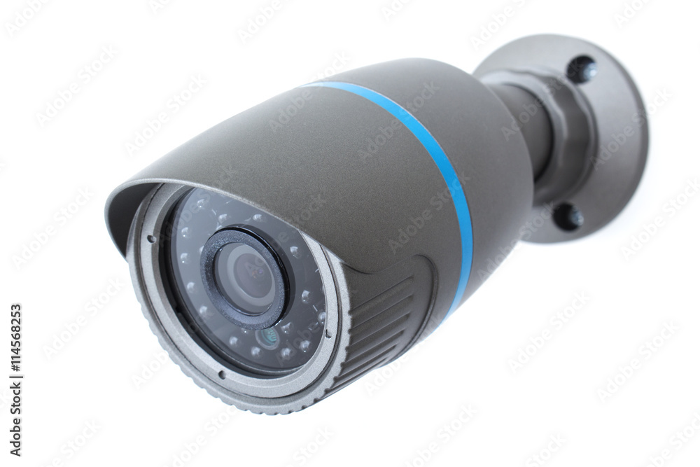 IP camera, security surveillance ip-cam isolated on white IP camera, security surveillance ip-cam isolated on white