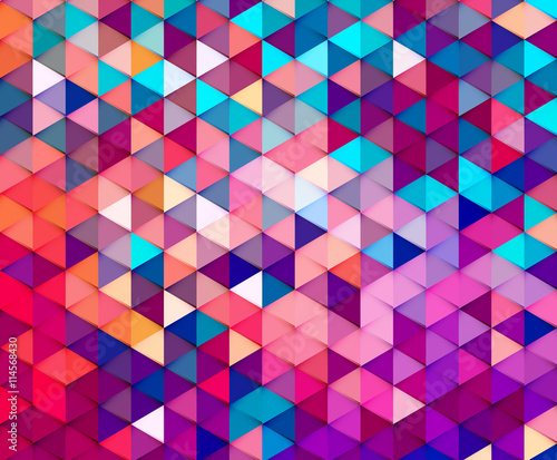 Abstract stylish geometric background with vibrant color tone