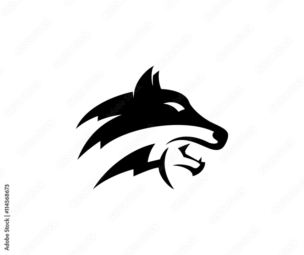 Fototapeta premium Wolf logo