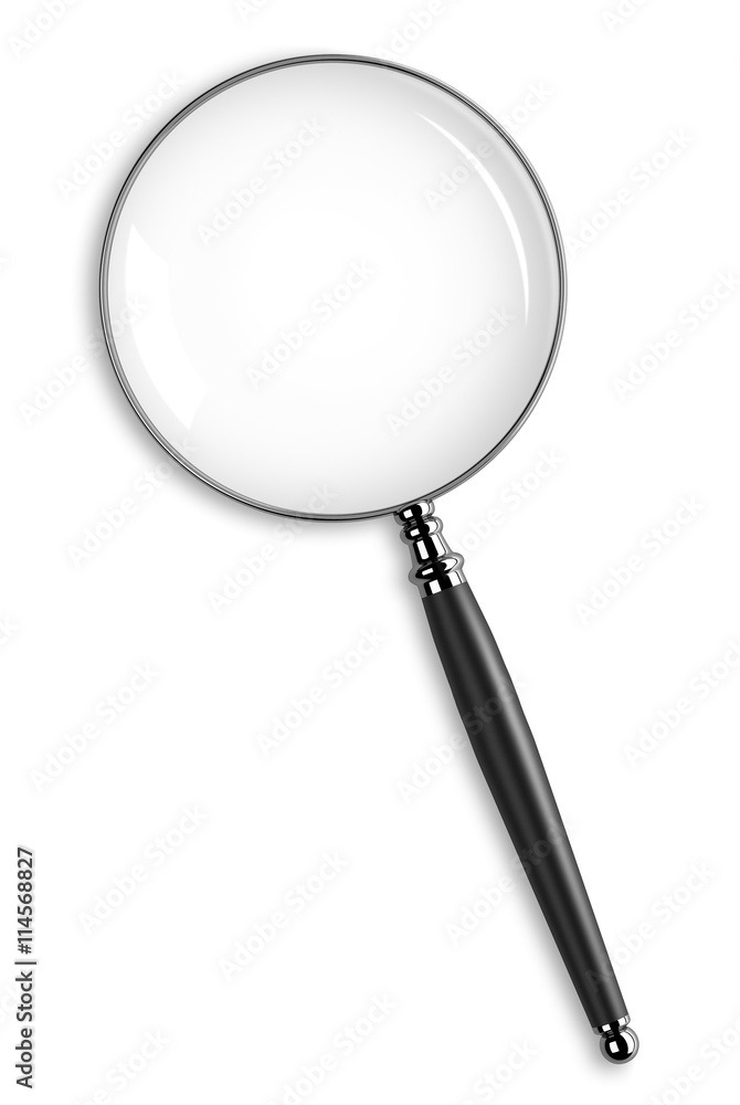 Magnifying glass isolated on white background Magnifying glass isolated on white background