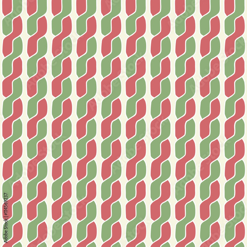 plait simple retro pattern, vector illustration