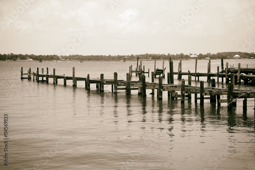 Destroyed Pier and Boat Dock