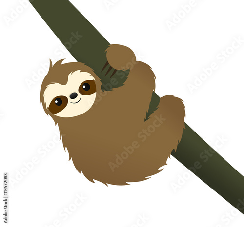 Smiling sloth