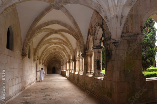 Cloister  inner cloister  of the Monastery of Santa Maria da Vitoria  Batalha  Portugal