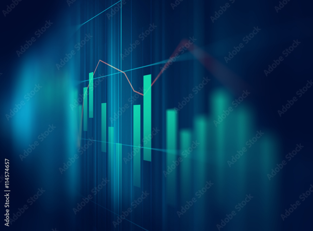 technical financial graph on technology abstract background technical financial graph on technology abstract background