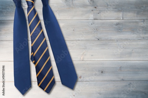 Composite image of blue tie photo