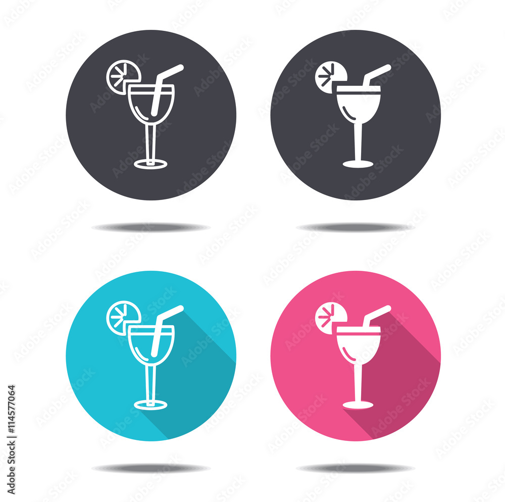 icon black pink and blue juice vector design icon black pink and blue juice vector design