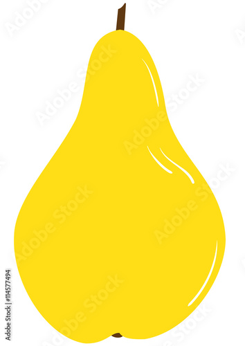 Ripe yellow pear