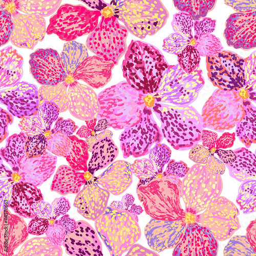 Vector seamless floral pattern
