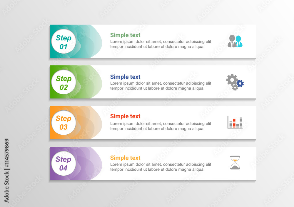 Infographic banners Templates for Business.Vector design element Infographic banners Templates for Business.Vector design element