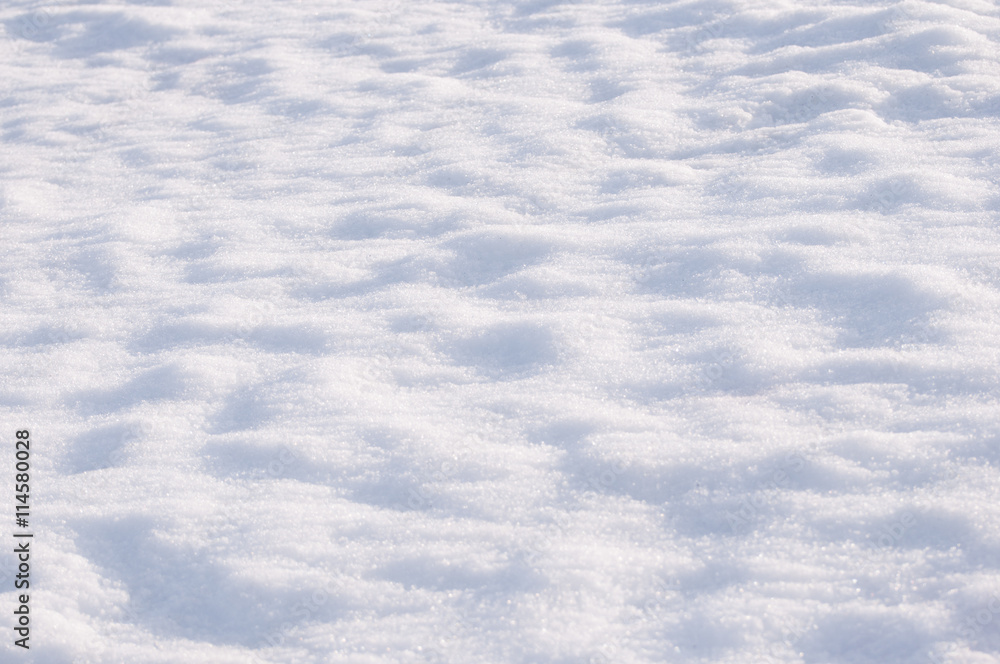 Clear snow background