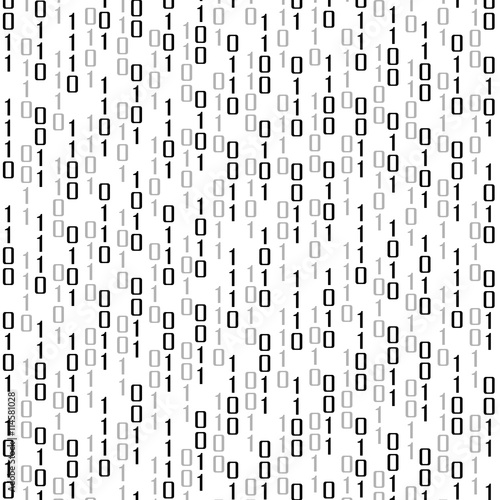 Abstract technology background with binary computer code