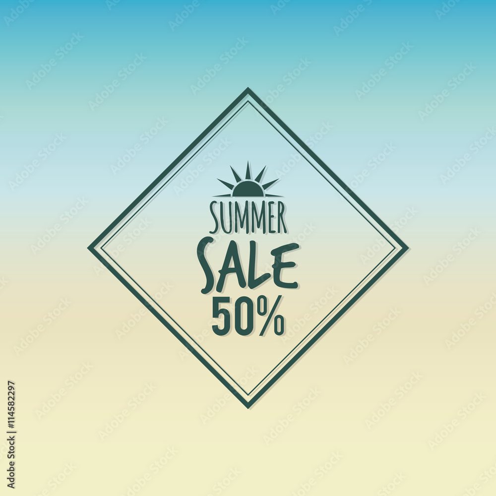 Obraz premium Summer Sale label