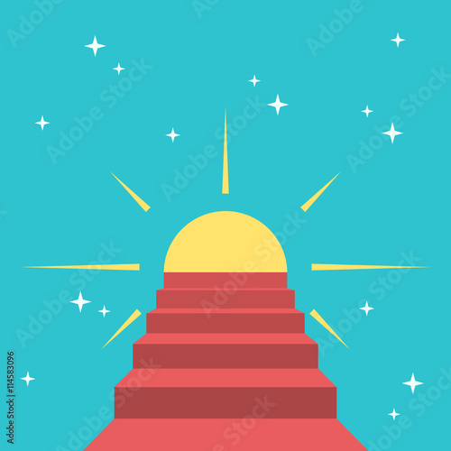 Steps to sun