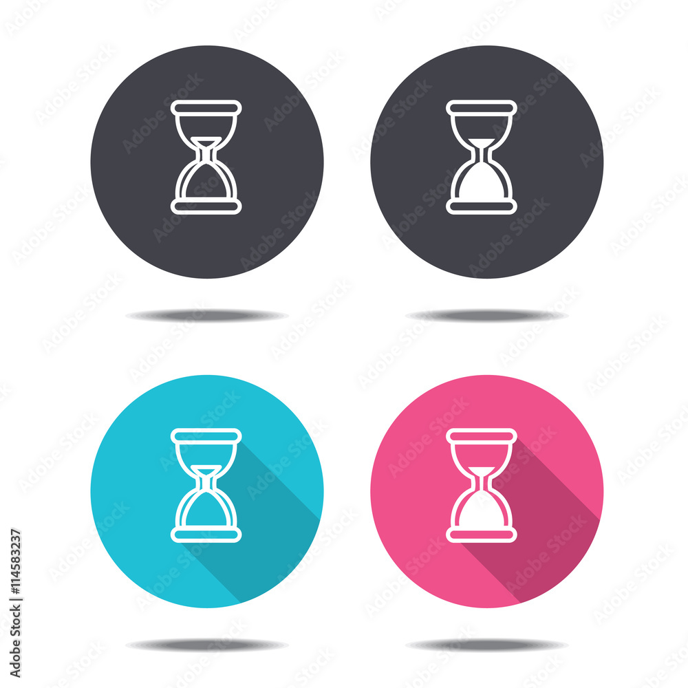 icon design hourglass icon design hourglass