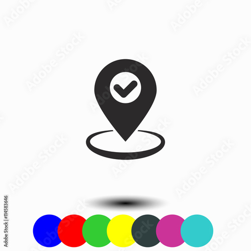 GPS icon. 