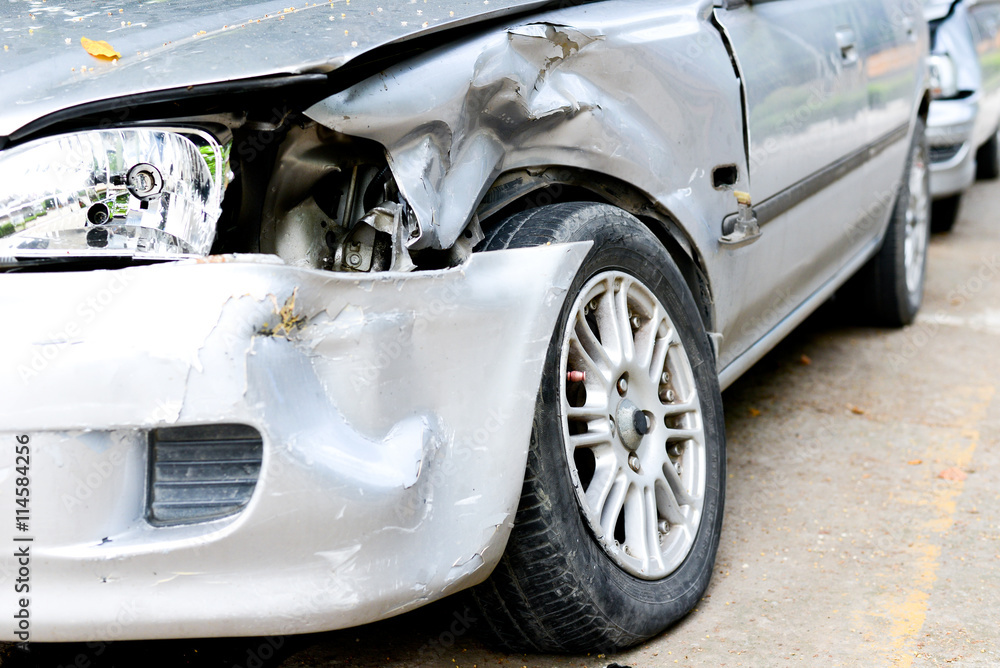 Car crash background