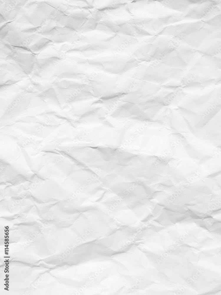 Crumpled white paper texture background Crumpled white paper texture background