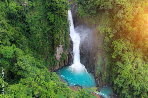 Haew Narok Waterfall in rain forest at  Khao Yai National Park  Thailand