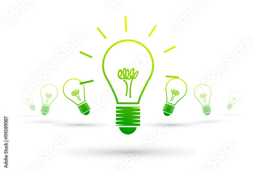 lampadina, idea, colori, creatività, idee