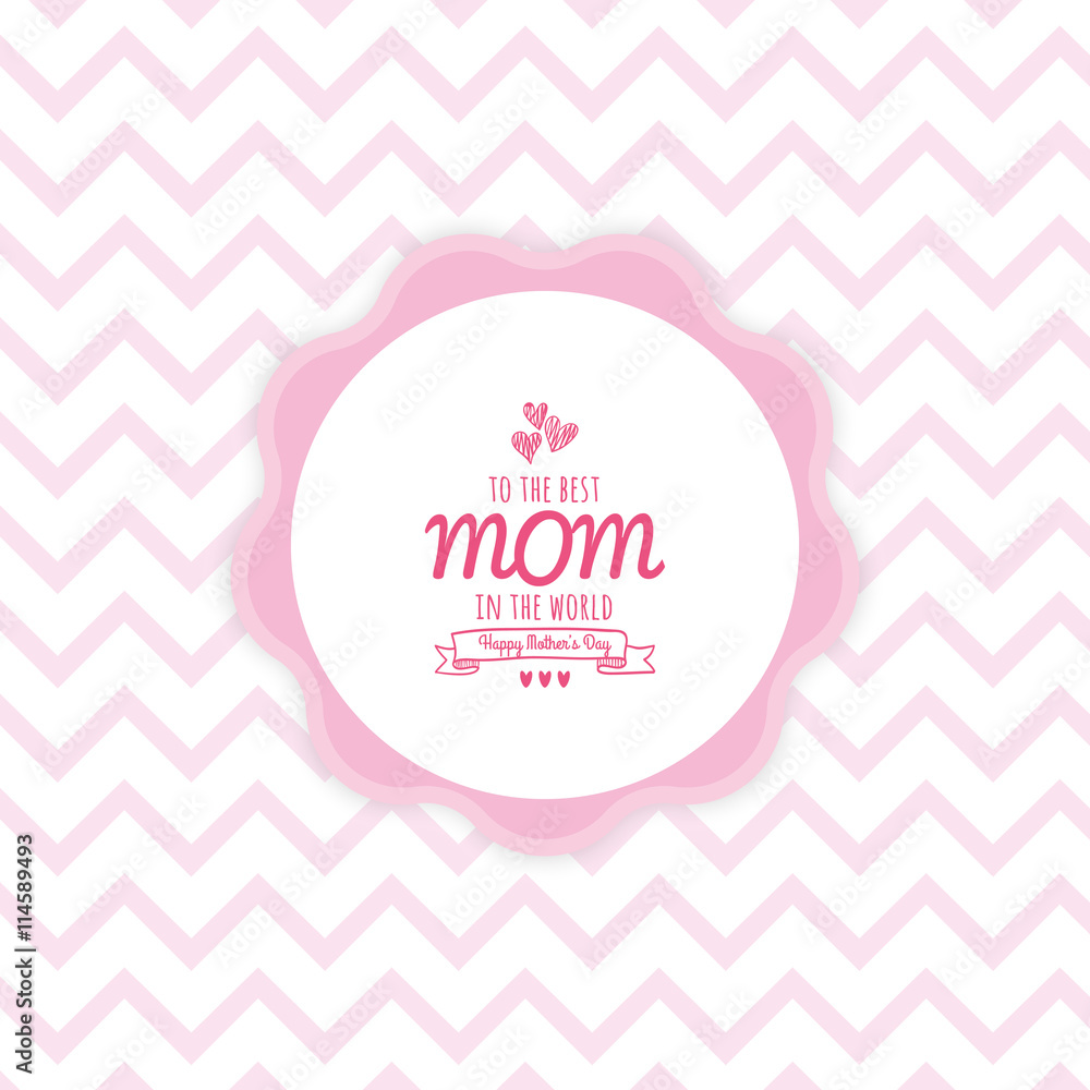 Mother Day label Mother Day label
