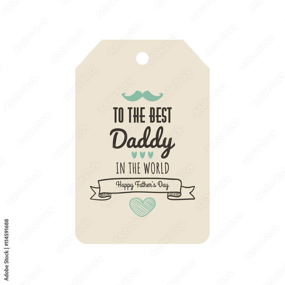 father day label