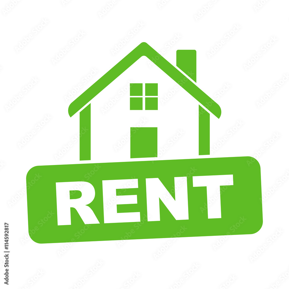 House for rent. Flat vector illustration House for rent. Flat vector illustration