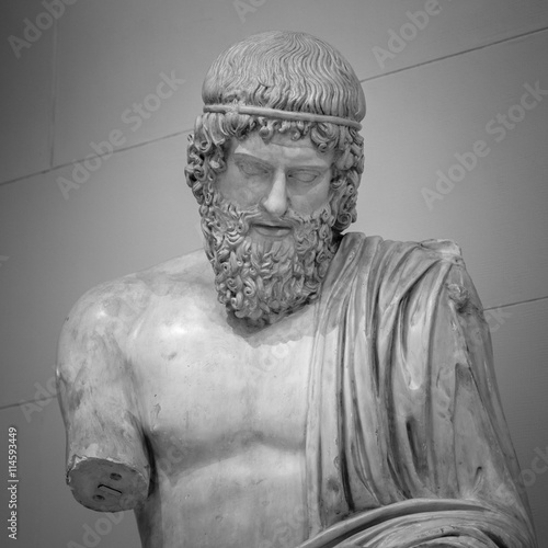 The ancient marble portrait bust © Ruslan Gilmanshin